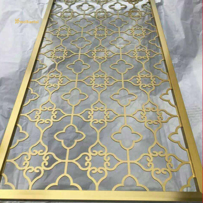 Mirror Pvd Color Stainless Steel Room Divider Mill Edge Arbitrary Length