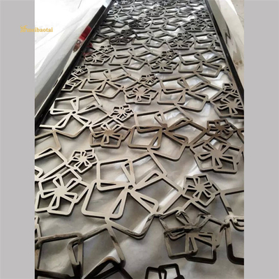 Mirror Pvd Color Stainless Steel Room Divider Mill Edge Arbitrary Length