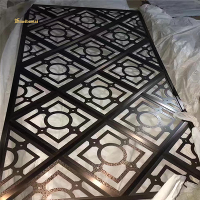 304 Pvd Color Mirror Finish Stainless Steel Room Divider Mill Edge For Decoration