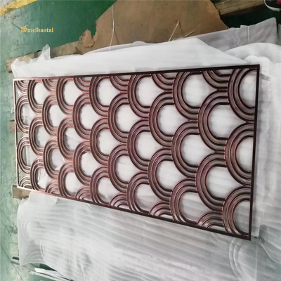 Hotel Style Stainless Steel, Iron, Aluminum Screen Decoration Room Divider