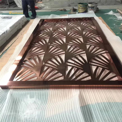 Customizable Size And Shape Stainless Steel Room Divider Arbitrary Width