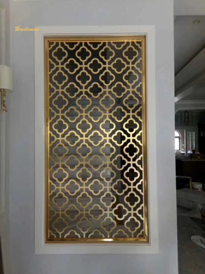 316 Stainless Steel Room Divider For Office Shopping Mall