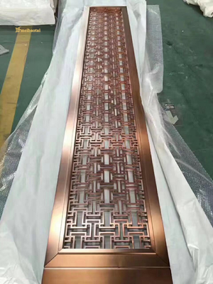 Aluminum 8mm Metal Partition Customized Color Size Room Divider