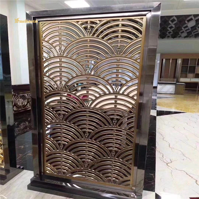 Aluminum 8mm Metal Partition Customized Color Size Room Divider
