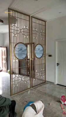 SS304 201 Simple And Modern Style Room Divider Decoration Home