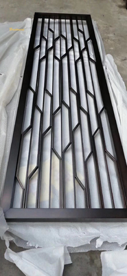 Black Pvd Color Stainless Steel Room Divider For Construction