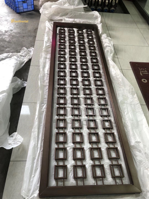 Black Pvd Color Stainless Steel Room Divider For Construction