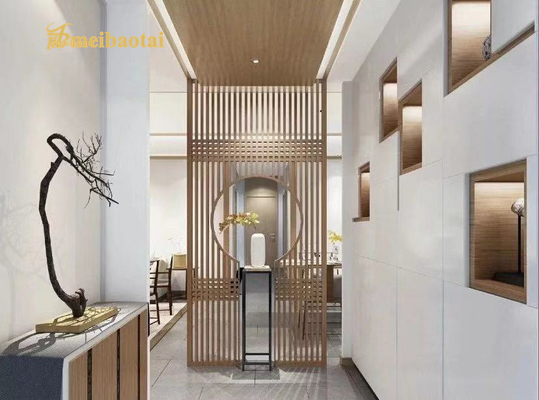 Customize Art Screen SS Metal Room Dividers Partitions Decorative For Hotel