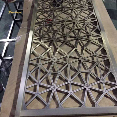 201 304 Stainless Steel Room Divider Antique Bronze Mirror Finish