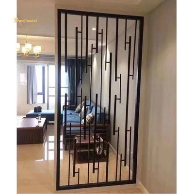 201 Stainless Steel Room Divider , Laser PVC Decorative Metal Wall Dividers
