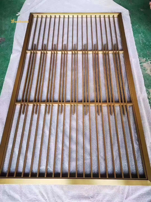 Customized Design Decorative Metal Screen Laser Cut Room Divider In Dining Room