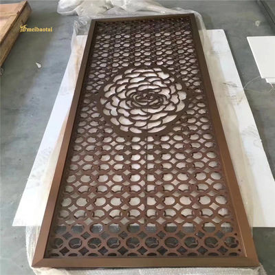 201 304 MBT Bronze Copper Stainless Steel Room Divider Slit Edge