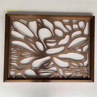 PVD Rose Coated Stainless Steel Room Divider SS201 Material  DIN Standard