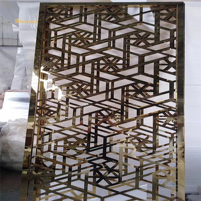 304 MBT Stainless Steel Room Divider Slit Edge For Kitchen Decoration