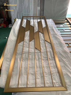 Hotel Decoration 304 Stainless Steel Room Divider 0.3-3.0mm Thickness