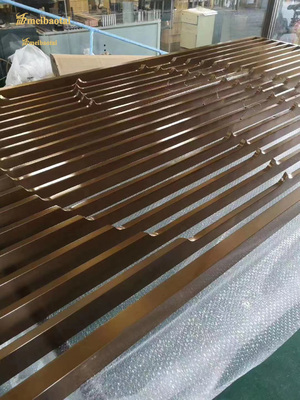 PVD Color Coating Customized Size Popular Metal Room Divider