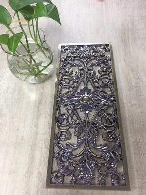 Black Color Style Metal Room Divider 201 Stainless Steel