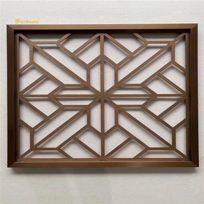 PVD Rose Coated Stainless Steel Room Divider SS201 Material  DIN Standard