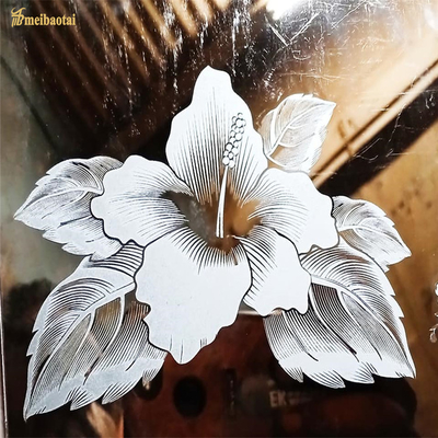 Mirror Etched Stainless Steel Sheet Wall Decoration Thickness 0.3mm-1.5mm