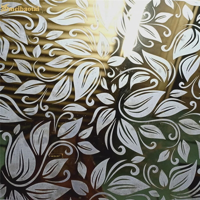 Mirror Etched Gb Elevator Stainless Steel Sheet 1219x2438mm DIN