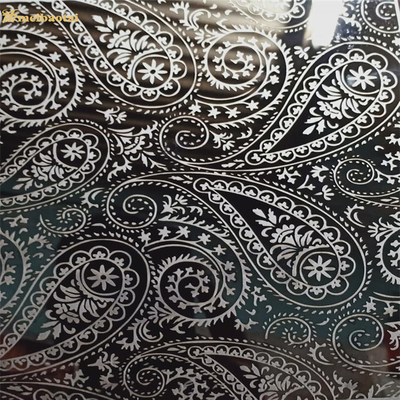 4*8FT Pvc Etched Steel Plate Decorative Stainless Steel Sheet 1000mm Width