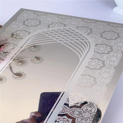 Etching Patterns Stainless Steel Sheets For Decorative Lift Cabin
