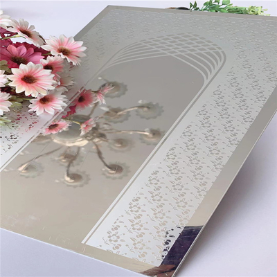 8ft Length Elevator Etched Stainless Steel Sheet 1.0mm Thickness