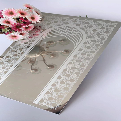Etching Patterns Stainless Steel Sheets For Decorative Lift Cabin