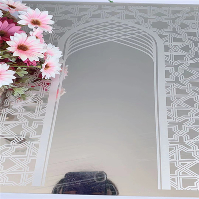Oem Etched Stainless Steel Sheet GB Standard Normal 7C PVC Film