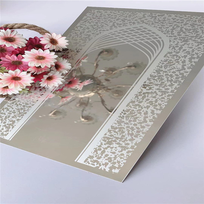 Silver Aisi 304 Stainless Steel Plate Mirror Elevator SS Sheet