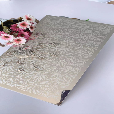 0.65mm Etched Stainless Steel Sheet JIS Standard Mill Edge