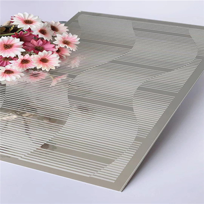Super Mirror Etched Stainless Steel Sheet 1219x2438mm 0.85mm