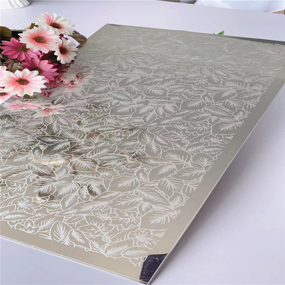 8K Etched Stainless Steel Sheet , 304 Stainless Steel Sheet Plate 1.18mm Thick