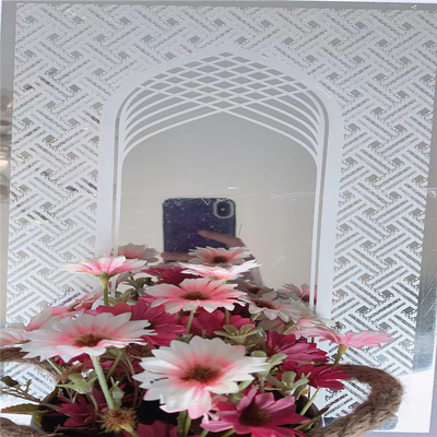 Oem Etched Stainless Steel Sheet GB Standard Normal 7C PVC Film