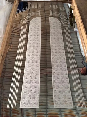 0.65mm Thickness Stainless Steel Etched Sheet Mirror Decoration Elevator Sheet