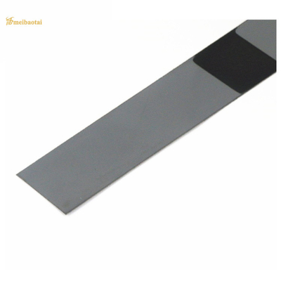Black Polish Finish 304 Stainless Steel Tile Trim 0.55mm Thickness