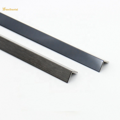 Hairline Stainless Steel Floor Transition Strip L Profile Sustainable