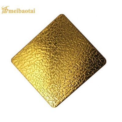 0.55mm Thickness Embossed Stainless Steel Sheet For Decorative Wall