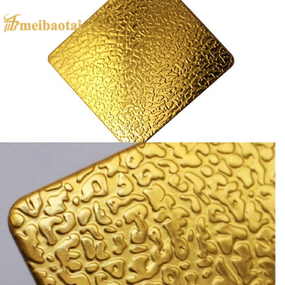 0.55mm Thickness Embossed Stainless Steel Sheet For Decorative Wall