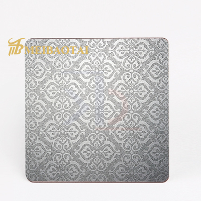 Sustainable Embossed Stainless Steel Sheet Slit Edge For Door Decoratve