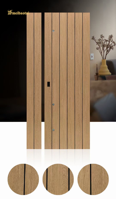Door Decoration Laminate Stainless Sheets Slit Edge Imitation Wood Grain