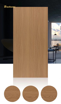 Door Decoration Laminate Stainless Sheets Slit Edge Imitation Wood Grain