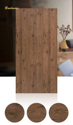 Door Decoration Laminate Stainless Sheets Slit Edge Imitation Wood Grain