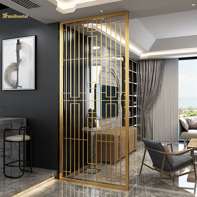 CNC Aluminum 8mm Thickness Room Divider Metal Partition