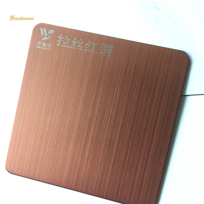 JIS Hairline Stainless Steel Sheet PVC Film Architectural Decoration