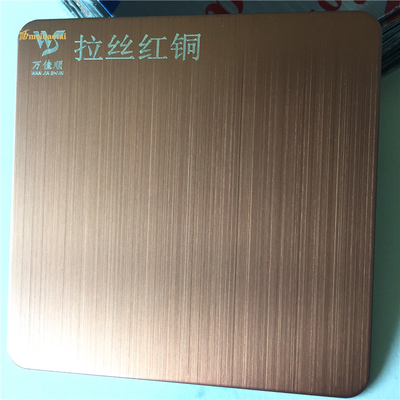 JIS Hairline Stainless Steel Sheet PVC Film Architectural Decoration