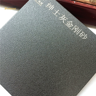 Grey Sandblasted Decorative Stainless Steel Sheet 2000mm Length