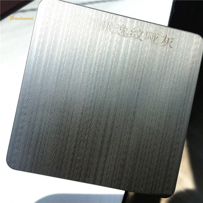 ASTM Standard Mbt Stainless Steel Sheet Grey Etched Pattern
