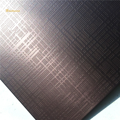 3m Etched Stainless Steel Sheet SUS304 SS Coloured Star Purple Pattern