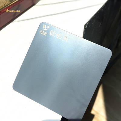 Aluminum Gray Decorative Stainless Laminate Sheets 4X8FT Slit Edge